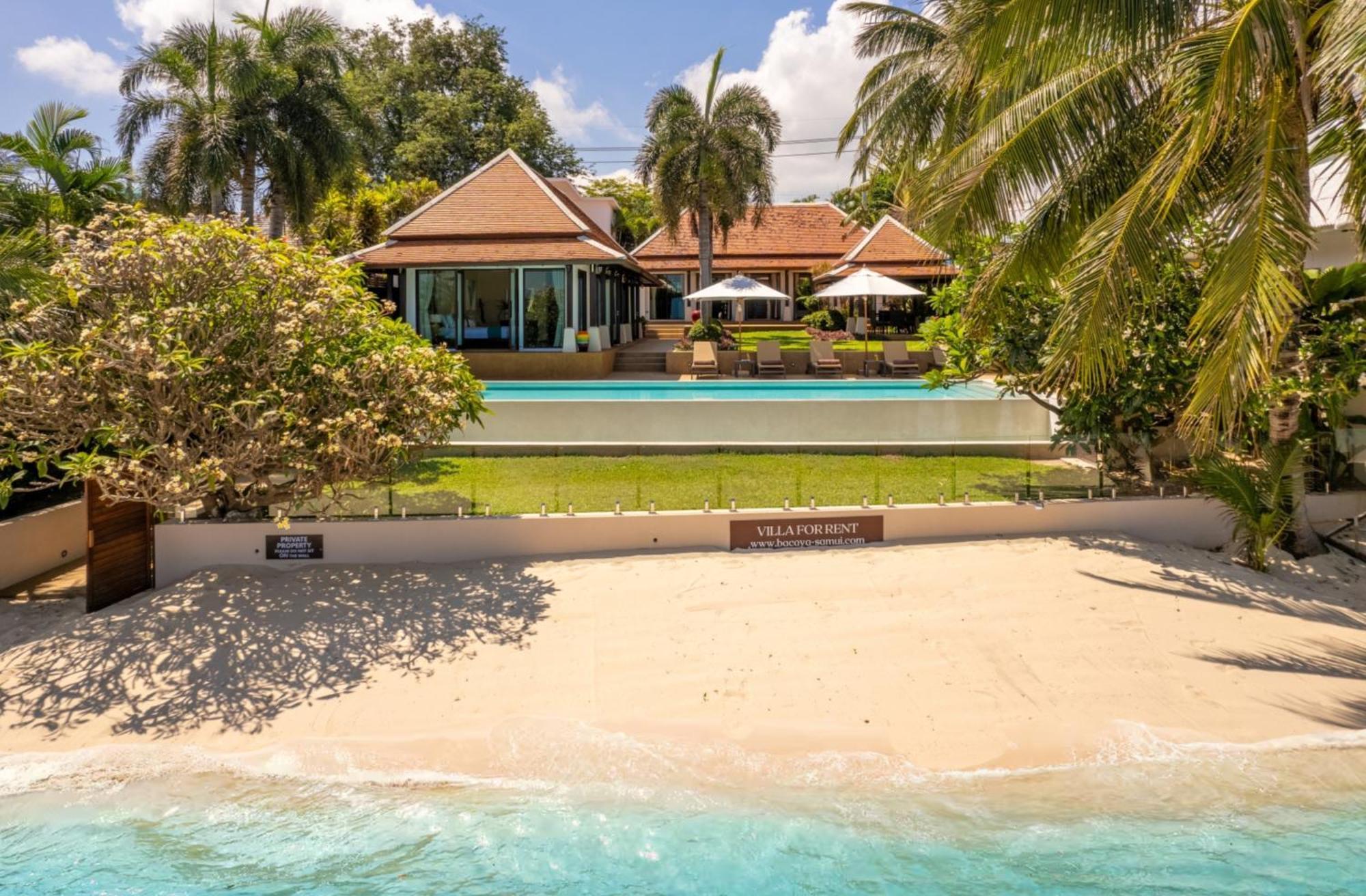 Bacaya Beachfront Villa หาดบางรัก ภายนอก รูปภาพ